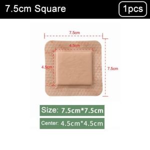 Dressing Wound Patch Silicone Gel Foam Sponge Gel Dressing Waterproof Medical Self-adhesive Wound Moisture Healing