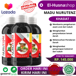 Madu Nurutenz Asli Original Obat Darah TInggi Hipertensi Kolesterol Ampuh