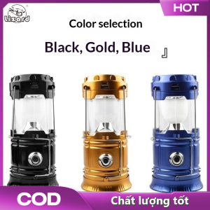 Đèn pin năng lượng mặt trời di động pin sử dụng lâu dài đèn LED sạc được cho cắm trại và ngoài trời