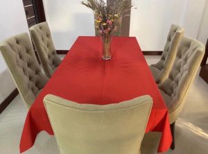 CHRISTMAS TABLE CLOTH /Rectangle Table/Geena Fabric 4s6s8s10seaters TELA PO ETO