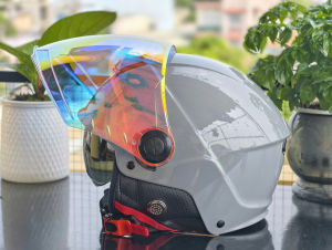 Mũ bảo hiểm nửa đầu Royal M289 Xám Xi Măng gắn kính màu - Nón bảo hiểm 1/2 2 kính chính hãng