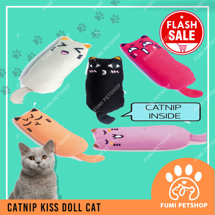 CATNIP KISS DOLL CAT FOR CAT SIZE 16CM MAINAN KUCING Lazada