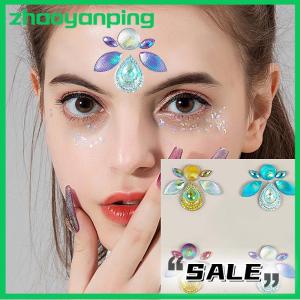 zhaoyanping 3D Face Tattoo Jewels Stickers Shiny Face Decoration Rhinestones Sticker Body Art Decoration Stage Makeup Decoration Tool
