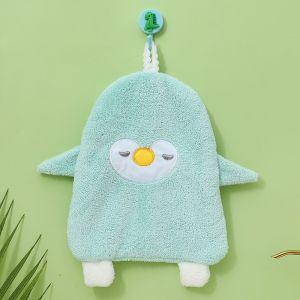 Penguin Towel / Lap Tangan Motif Karakter Gantung Kain Bulu Tebal Lucu Murah / Handuk Lap Tangan