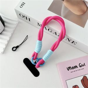 Phone Case Strap Pendant Portable Twist Rope Carrying Strap Color Travel Anti-Lost Anti-Drop Pendant Wrist Strap Card