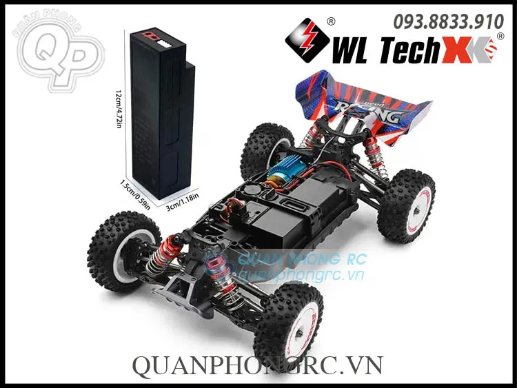 【ジャンク新品】WLtoys 124008 3S 2000mAh ⑨ ジャンク新品】WLtoys 124008 3S 2000mAh ⑨