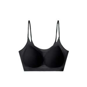 Ultra-thin Ice Silk Beautiful Back Womens Bra Summer Big Breasts Show Small Seamless Gathered Comfortable Womens Vest Sling
