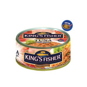 Makanan Siap Saji Ikan Sarden Kaleng Instant / Canned Fish Kings Fisher / King Tuna 170 Gr Hot Spicy Chunk In Brine / Garam In Vegetable Oil / Minyak Sayur Tomat Chilli / Pedas Goreng Balado Sambal Bangkok Sambal Hijau Goreng Kecap Makarel