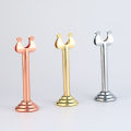 U Shaped Table Number Menu Stand/Tiang Nomor Meja Atau Card Holder/Table Number Holder Stand for Wedding Restaurant (8cm). 