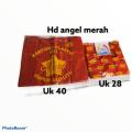 KANTONG PLASTIK/KANTONG KRESEK HD MERAH/KANTONG PLASTIK MERAH/KANTONG KRESEK MERAH UKURAN 28 & 40 MEREK ANGEL 350, 405 GRAM TERMURAH DAN BERKUALITAS. 