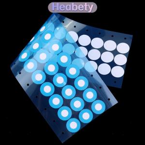 Heabety 48pcs tờ 20mm Tổng hợp giấy lọc sticker cho dưới miệng rộng Jar Nắp nấm trồng trọt Nguồn cung cấp
