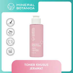 MINERAL BOTANICA Acne Care Perfect Purifying Facial Foam 100gr Toner 90ml untuk kulit berjerawat