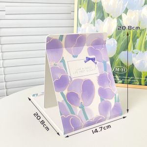Gương gấp gọn để bàn nhiều hoạt tiết màu sắc dễ thương BAG U GUONGGAU368