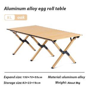 NATUREHIKE Star Jane L01 Aluminium Alloy Egg Roll Outdoor Camping Table