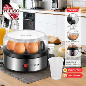 TEEMO Multifunctional Mini Egg Steamer Home Use Breakfast Food Egg Cooker Pengukus Telur Mini Serbaguna Rumah - Fulfilled by TEEMO SHOP