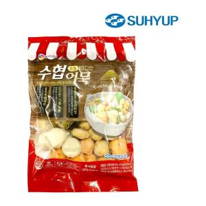 Suhyup Assorted Korean Fish Cake with Soup Seasoning - Frozen