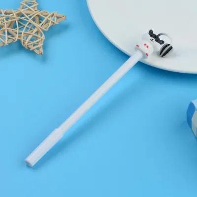 Korean Creative Cute Pet Design Gel Pen For Student School & Office Supply Childrens Gifts Black Ink Writing Tool