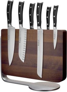 Wusthof Classic Ikon Magnetic block with blades 6 forged knives (Preorder -Will arrive in 6-9 working days)