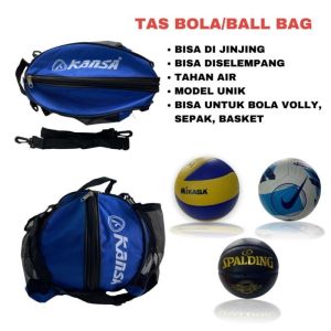 Tas Bola Basket / Tas Olahraga /Ball Bag Basket Volley Futsal Kansa Original