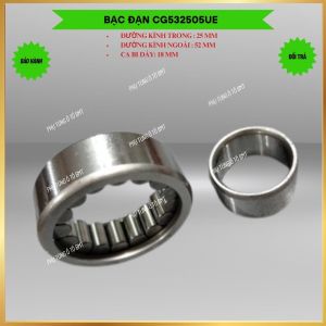 Vòng bi (bạc đạn cùi thơm) mã bi CG532505UEY kích thước 25x52x18 bi đũa ca tụt