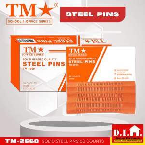 Do It Home TM Solid Steel Pins 60 Counts TM-2660