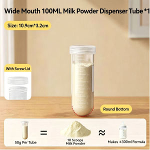 3/1Pcs Baby Milk Powder Dispenser Food Storage Tube Moisture-proof Leakproof Travel Airtight Food Storage Box 100ml