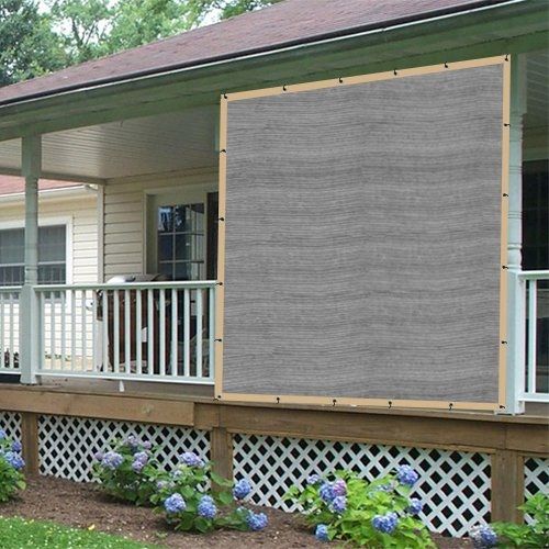 Sun Shade Mesh Canopy Privacy Screen Windscreen 90% Uv Blocking Hot 