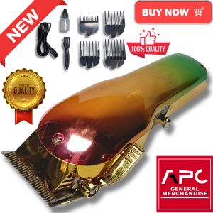 APC Cordless Rechargeable Hair Trimmer Hair Clipper Razor Electric Hair Cutter Sharp Blades Strong High Power Motor