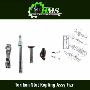 Tarikan Stut Kopling Assy Fizr (Harga Per Set) - As Paha Lever Stud Bak Kopleng Kupleng Kupling
