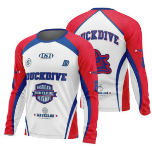 Aespa Karina Cool Color-Blocking Long Sleeve T-Shirt Casual Couple DUCKDIVE Motorcycle Letter Mesh