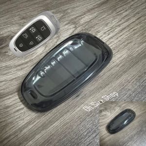 เคสรีโมทรถ รถฮุนได Hyundai STARIA 2022 ดำเงาเส้นสีทอง และสีขาวเส้นสีทอง ดูเรียบหรู (Black Gold-Line TPU Key Case)