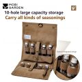 Mobi Garden Condiments Bottle Canvas Storage Bag Set Seasoning Portable Ultralight Outdoor Camping Picnic Kitchen Utensil Sauce 10pcs Mini Canister Container Hanging Convenient Mobigarden. 