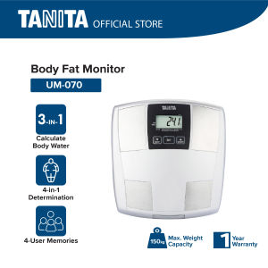 Tanita Official Store UM-070 Monitor Mesin Ukur Lemak Badan Plastik | Plastic Body Fat Monitor