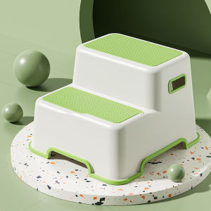 บันได 2 ขั้นอเนกประสงค์ สำหรับเด็ก ใช้งานได้ทั้งนั่งและยืน แข็งแรง มีกันลื่นทั้งฐานและพื้นเหยียบ YSD2018