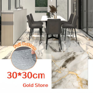 50PCS 30x30CM Self-Adhesive Vinyl Tiles PVC Floor Stickers Flooring Waterproof Anti-Fouling Vinyl Flooring Room Marble Sticker Vinyl tiles self adhesive vinyl tiles flooring Floor Sticker Self-adhesive Waterproof PVC Marble Design Home Bedroom Office Room