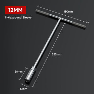 Extended T-Wrench Hexagonal T-Socket Tool Available in 8mm 10mm 12mm 13mm & 14mm
