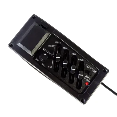 Preamp Gitar EQ Spul Pick Up Akustik Elektrik Guitar Equalizer EQ-7545R