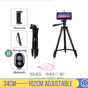 portable adjustable 1.4M/1.6M/1.65M height tripod live selfie tripod stand DV SLR camera tripod for travel