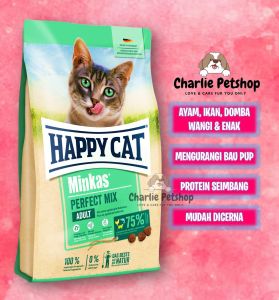 Happy Cat Minkas Perfect Mix 10kg Makanan Kucing Dewasa Dry Freshpack