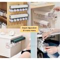 Kotak Penyimpanan Serbaguna Sliding Cabinet Wall Storage Socks Underwear Drawer Organizer. 