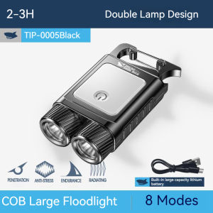 SmilingShark TIP0005 Led Flashlight Mini COB Work Light Type-C Rechargeable 8modes Waterproof for Outdoor Camping Hiking Running Repair