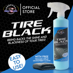 Gabs tire black 500ml tire black for car for car high gloss tire black spray tire cleaner spray tire black shine tire