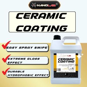 Premium Grade Ceramic Coating Spray 4L | Car Paint Quick Coat | Pengilat Cat Kereta | Crystal Coating Wholesale | Exclusive Top Coat - [ NANOLAB Car Detailer Series ]