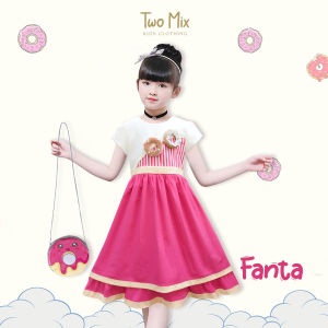 Two Mix Dress Anak Fashion / Pakaian Anak / Baju Anak Perempuan 1-12 tahun 4050