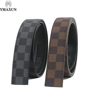 《501》 เข็มขัด 3.5cm หัวเข็มขัดอัตโนมัติแบบกว้างสำหรับผู้ชาย   สายรัดเอวหนังแท้ไม่มีสายรัดศีรษะสำหรับนักธุรกิจหนุ่มสาว