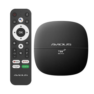 AVIDUS T99 ATV Ultra HD 8K Android 13 Smart TV Box with Voice Control & Dual WiFi 5G/2.4GHz