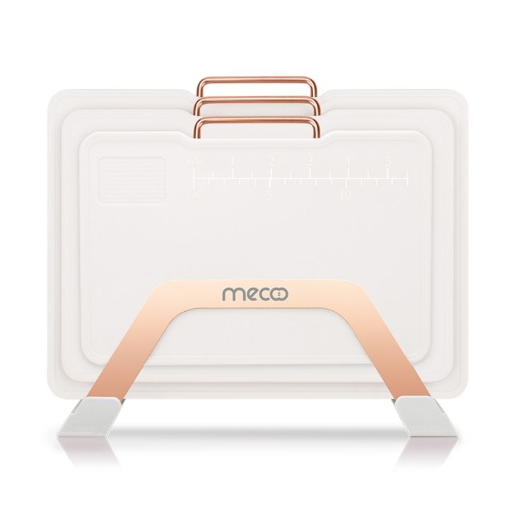 Mecoo Chooping Board 3 in 1 Talenan 3 in 1 Ukuran XL Antibacterial Odorless Talenan Chopping Board With Stand Holder FDA SGS Approved BPA Free