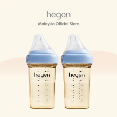 Hegen PCTO™ 240ml/8oz Feeding Bottle PPSU (2-pack) Blue