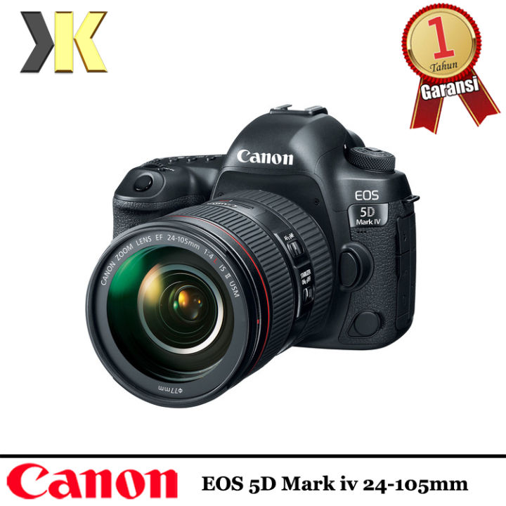 Canon EOS 5D Mark IV Kit EF 24-105mm F/4L IS II USM Garansi