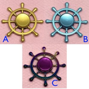 Ship Wheel Fidget Hand Spinner Toys / Games / Toy / Game / Mainan